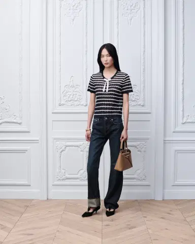 Dior Dior Marinière Short-Sleeved Sweater | Thumbnail 2 Dior Dior Marinière Short-Sleeved Sweater | Thumbnail 2