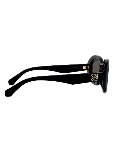 Loewe Women's Anagram 54MM Oval Sunglasses - Shiny Black Brown | Thumbnail 7 Loewe Women's Anagram 54MM Oval Sunglasses - Shiny Black Brown | Thumbnail 7