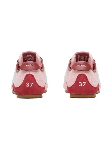 Marc Jacobs Women's The 400 Bleecker Logo Colorblocked Low-Top Running Sneakers - Strawberry Multi | Thumbnail 4 Marc Jacobs Women's The 400 Bleecker Logo Colorblocked Low-Top Running Sneakers - Strawberry Multi | Thumbnail 4