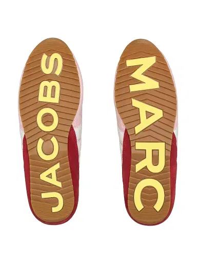 Marc Jacobs Women's The 400 Bleecker Logo Colorblocked Low-Top Running Sneakers - Strawberry Multi | Thumbnail 6 Marc Jacobs Women's The 400 Bleecker Logo Colorblocked Low-Top Running Sneakers - Strawberry Multi | Thumbnail 6