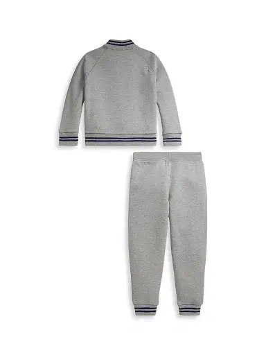 Polo Ralph Lauren Little Boy's & Boy's Fleece Varsity Jacket & Jogger Sweatpants Set - Andover | Thumbnail 2 Polo Ralph Lauren Little Boy's & Boy's Fleece Varsity Jacket & Jogger Sweatpants Set - Andover | Thumbnail 2