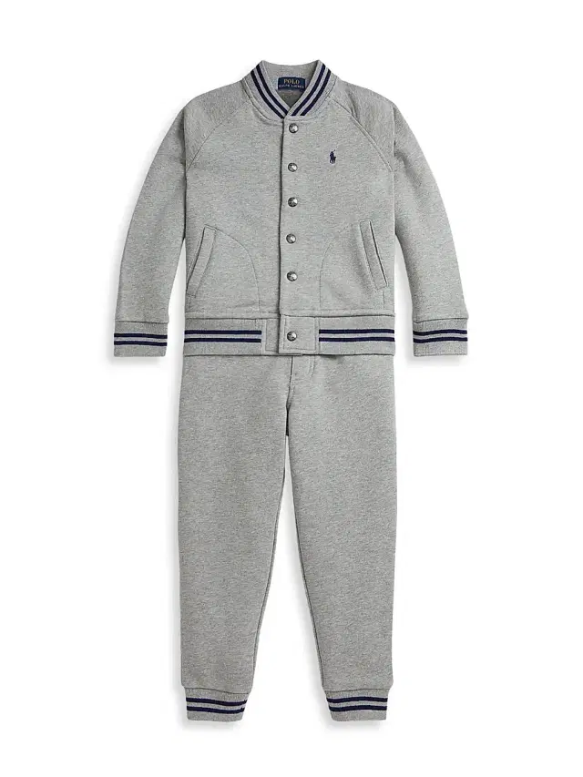 Boy's Little Boy's & Boy's Fleece Varsity Jacket & Jogger Sweatpants Set Boy's Little Boy's & Boy's Fleece Varsity Jacket & Jogger Sweatpants Set