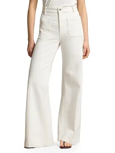 Polo Ralph Lauren Women's Beaton Cotton Denim Pants - Burgoes Wash | Thumbnail 3 Polo Ralph Lauren Women's Beaton Cotton Denim Pants - Burgoes Wash | Thumbnail 3