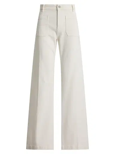 Polo Ralph Lauren Women's Beaton Cotton Denim Pants - Burgoes Wash | Thumbnail 1 Polo Ralph Lauren Women's Beaton Cotton Denim Pants - Burgoes Wash | Thumbnail 1