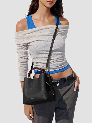 MAISON de SABRÉ Women's The Mini Crossbody Bag - Rouge Noir | Thumbnail 2 MAISON de SABRÉ Women's The Mini Crossbody Bag - Rouge Noir | Thumbnail 2