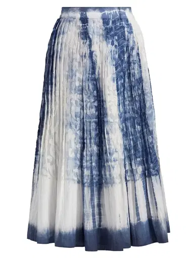 Kobi Halperin Women's Andie Tie-Dye Silk Midi-Skirt | Thumbnail 1 Kobi Halperin Women's Andie Tie-Dye Silk Midi-Skirt | Thumbnail 1