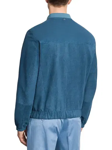 Stefano Ricci Men's Suede Blouson Jacket | Thumbnail 4 Stefano Ricci Men's Suede Blouson Jacket | Thumbnail 4