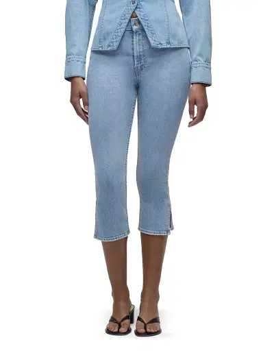 Hudson Jeans Women's Capri Straight Jeans - Pastry | Thumbnail 4 Hudson Jeans Women's Capri Straight Jeans - Pastry | Thumbnail 4