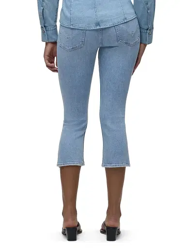Hudson Jeans Women's Capri Straight Jeans - Pastry | Thumbnail 6 Hudson Jeans Women's Capri Straight Jeans - Pastry | Thumbnail 6
