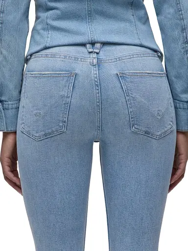 Hudson Jeans Women's Capri Straight Jeans - Pastry | Thumbnail 8 Hudson Jeans Women's Capri Straight Jeans - Pastry | Thumbnail 8