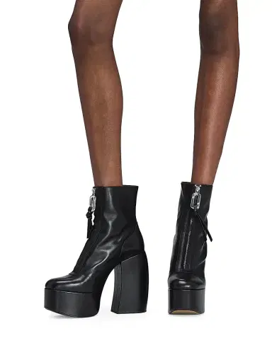 Marc Jacobs Women's The Gigi 135MM Leather Platform Ankle Boots - Black - Size 6 | Thumbnail 3 Marc Jacobs Women's The Gigi 135MM Leather Platform Ankle Boots - Black - Size 6 | Thumbnail 3