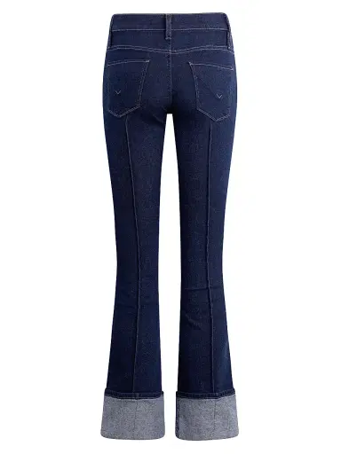 Hudson Jeans Women's Barbara High-Rise Pintucked Boot Crop Jeans - Rinse | Thumbnail 3 Hudson Jeans Women's Barbara High-Rise Pintucked Boot Crop Jeans - Rinse | Thumbnail 3