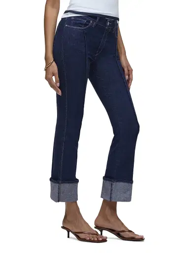 Hudson Jeans Women's Barbara High-Rise Pintucked Boot Crop Jeans - Rinse | Thumbnail 4 Hudson Jeans Women's Barbara High-Rise Pintucked Boot Crop Jeans - Rinse | Thumbnail 4