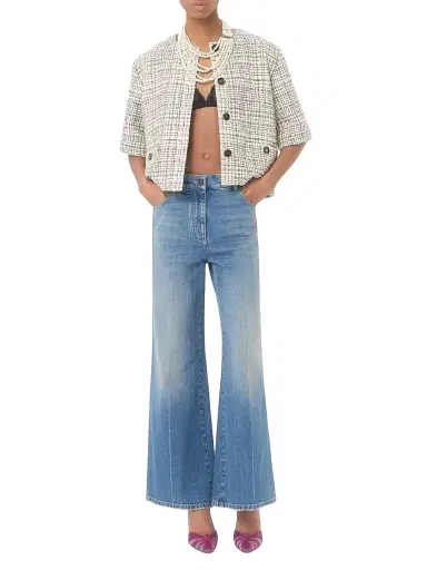 Valentino Garavani Women's Denim Jeans - Denim | Thumbnail 2 Valentino Garavani Women's Denim Jeans - Denim | Thumbnail 2