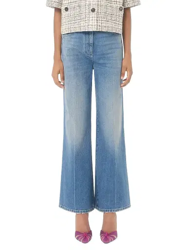 Valentino Garavani Women's Denim Jeans - Denim | Thumbnail 3 Valentino Garavani Women's Denim Jeans - Denim | Thumbnail 3