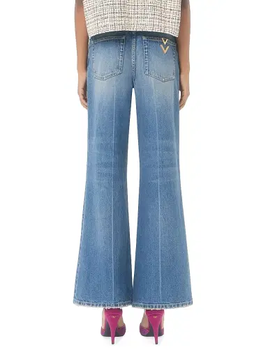 Valentino Garavani Women's Denim Jeans - Denim | Thumbnail 5 Valentino Garavani Women's Denim Jeans - Denim | Thumbnail 5