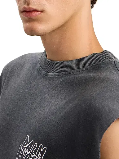 Palm Angels Men's Palm Leaf Cotton T-Shirt - Black Multicolor | Thumbnail 5 Palm Angels Men's Palm Leaf Cotton T-Shirt - Black Multicolor | Thumbnail 5