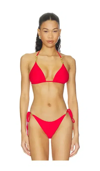 Luli Fama High Tide Knot Link Triangle Top | Thumbnail 1 Luli Fama High Tide Knot Link Triangle Top | Thumbnail 1