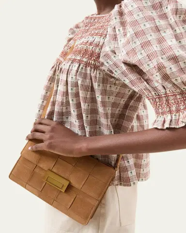 Loeffler Randall Delphine Woven Suede Crossbody Bag | Thumbnail 2 Loeffler Randall Delphine Woven Suede Crossbody Bag | Thumbnail 2