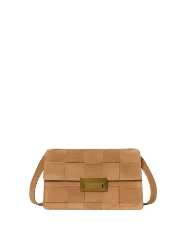 Loeffler Randall Delphine Woven Suede Crossbody Bag | Thumbnail 1 Loeffler Randall Delphine Woven Suede Crossbody Bag | Thumbnail 1