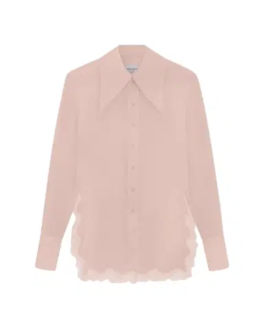16Arlington Fiorella Lace-Trim Silk Shirt | Thumbnail 1 16Arlington Fiorella Lace-Trim Silk Shirt | Thumbnail 1