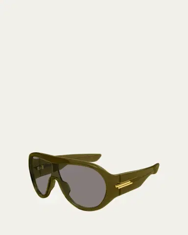 Bottega Veneta Shield Acetate Sunglasses | Thumbnail 2 Bottega Veneta Shield Acetate Sunglasses | Thumbnail 2