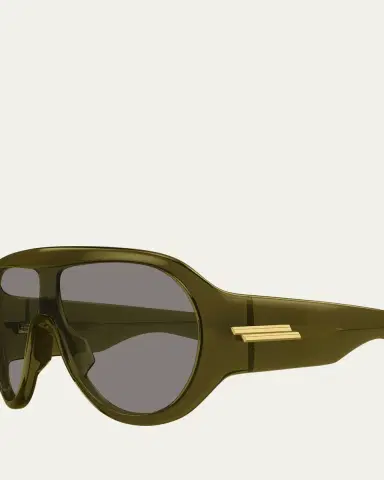 Bottega Veneta Shield Acetate Sunglasses | Thumbnail 3 Bottega Veneta Shield Acetate Sunglasses | Thumbnail 3