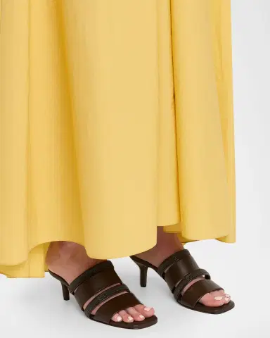 Brunello Cucinelli 50mm Monili Strappy Leather Mule Sandals | Thumbnail 2 Brunello Cucinelli 50mm Monili Strappy Leather Mule Sandals | Thumbnail 2