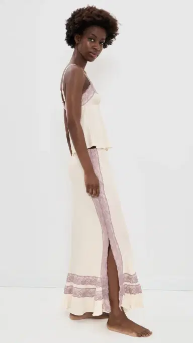Free People Wish You Were Here Slip Set Pearled Elderberry C | Thumbnail 4 Free People Wish You Were Here Slip Set Pearled Elderberry C | Thumbnail 4