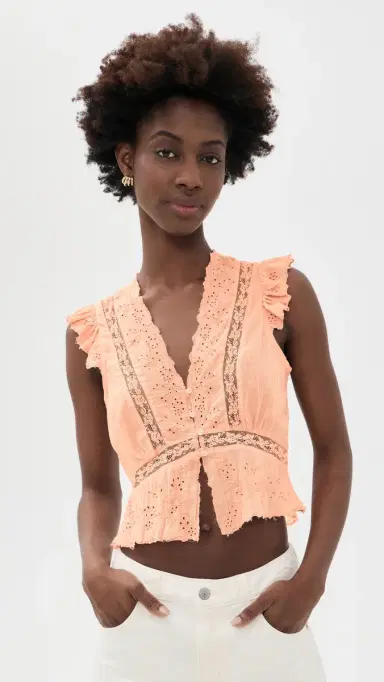 Free People Day Dreamer Top Peachie Pie | Thumbnail 2 Free People Day Dreamer Top Peachie Pie | Thumbnail 2