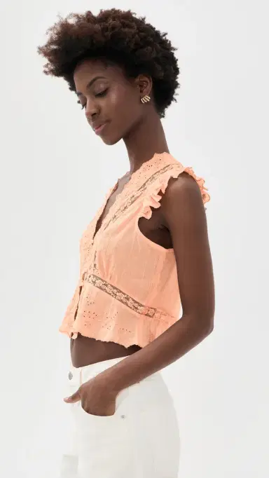 Free People Day Dreamer Top Peachie Pie | Thumbnail 4 Free People Day Dreamer Top Peachie Pie | Thumbnail 4