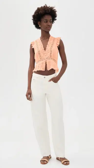 Free People Day Dreamer Top Peachie Pie | Thumbnail 5 Free People Day Dreamer Top Peachie Pie | Thumbnail 5