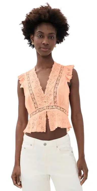 Free People Day Dreamer Top Peachie Pie | Thumbnail 1 Free People Day Dreamer Top Peachie Pie | Thumbnail 1