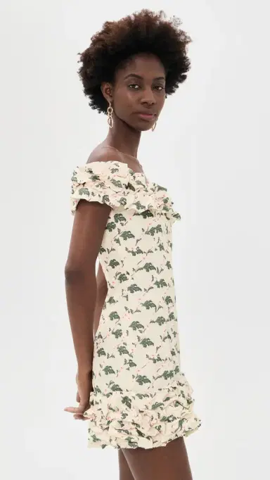 Agua by Agua Bendita Jardin Anhelo Mini Dress ulticolor | Thumbnail 4 Agua by Agua Bendita Jardin Anhelo Mini Dress ulticolor | Thumbnail 4