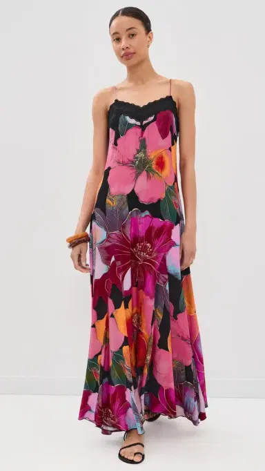 Free People Bloomspell Maxi Dress Desert Rose Combo | Thumbnail 2 Free People Bloomspell Maxi Dress Desert Rose Combo | Thumbnail 2