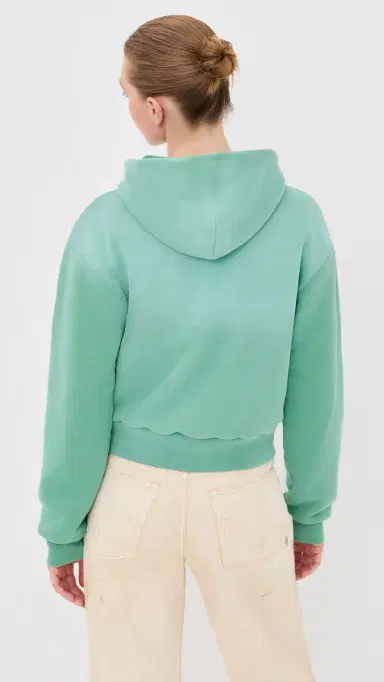 Acne Studios Hooded Sweatshirt Mint Green | Thumbnail 3 Acne Studios Hooded Sweatshirt Mint Green | Thumbnail 3