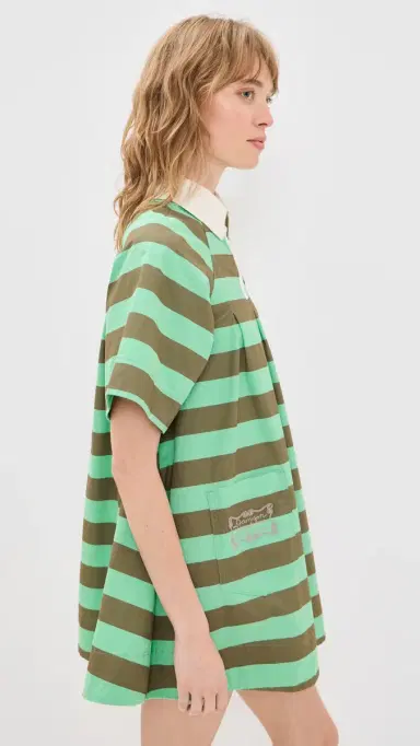 Damson Madder Maggie Mini Polo Dress Multi 8 | Thumbnail 5 Damson Madder Maggie Mini Polo Dress Multi 8 | Thumbnail 5