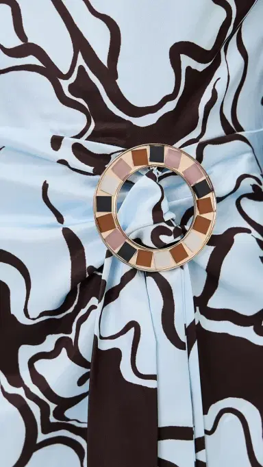 Seven Wonders Kaeli Mini Dress Zara Florals Chocolate & Blue | Thumbnail 6 Seven Wonders Kaeli Mini Dress Zara Florals Chocolate & Blue | Thumbnail 6
