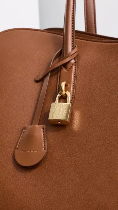 Stella McCartney Ryder Embossed Grain Weekender Bag | Thumbnail 5 Stella McCartney Ryder Embossed Grain Weekender Bag | Thumbnail 5