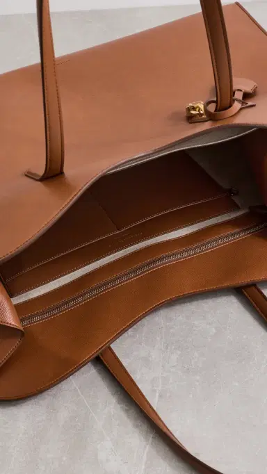 Stella McCartney Ryder Embossed Grain Weekender Bag | Thumbnail 6 Stella McCartney Ryder Embossed Grain Weekender Bag | Thumbnail 6