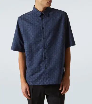 Givenchy Monogram 72 jacquard denim shirt | Thumbnail 2 Givenchy Monogram 72 jacquard denim shirt | Thumbnail 2