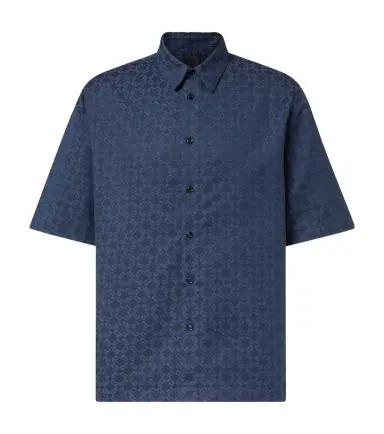 Givenchy Monogram 72 jacquard denim shirt | Thumbnail 1 Givenchy Monogram 72 jacquard denim shirt | Thumbnail 1