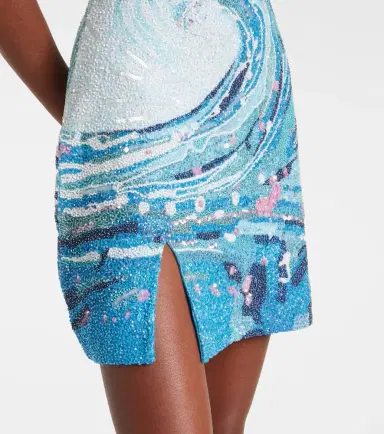 Staud Le Sable beaded minidress | Thumbnail 4 Staud Le Sable beaded minidress | Thumbnail 4