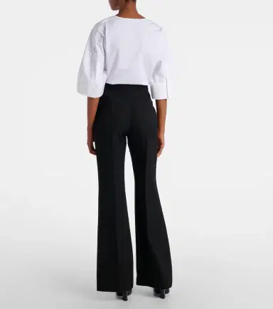Givenchy Mid-rise wool flared pants | Thumbnail 2 Givenchy Mid-rise wool flared pants | Thumbnail 2