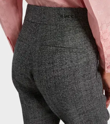 Gucci High-rise wool straight pants | Thumbnail 6 Gucci High-rise wool straight pants | Thumbnail 6