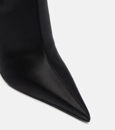 Amina Muaddi Barbara satin knee-high boots | Thumbnail 3 Amina Muaddi Barbara satin knee-high boots | Thumbnail 3