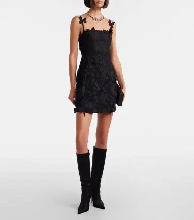 Amina Muaddi Barbara satin knee-high boots | Thumbnail 5 Amina Muaddi Barbara satin knee-high boots | Thumbnail 5