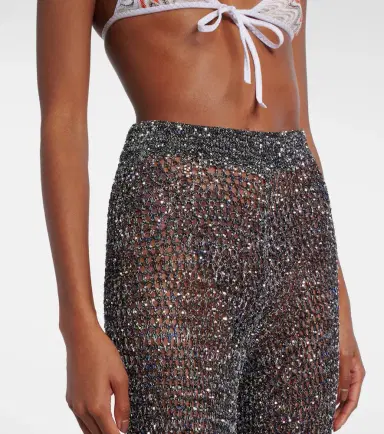 Missoni Sequined lamé flared pants | Thumbnail 2 Missoni Sequined lamé flared pants | Thumbnail 2