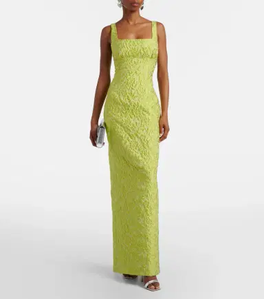 Emilia Wickstead Micheline floral cloqué gown | Thumbnail 4 Emilia Wickstead Micheline floral cloqué gown | Thumbnail 4