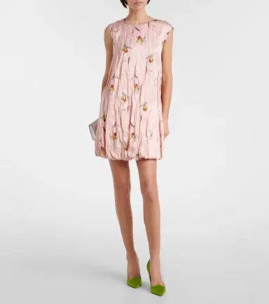 Emilia Wickstead Meave floral satin minidress | Thumbnail 4 Emilia Wickstead Meave floral satin minidress | Thumbnail 4